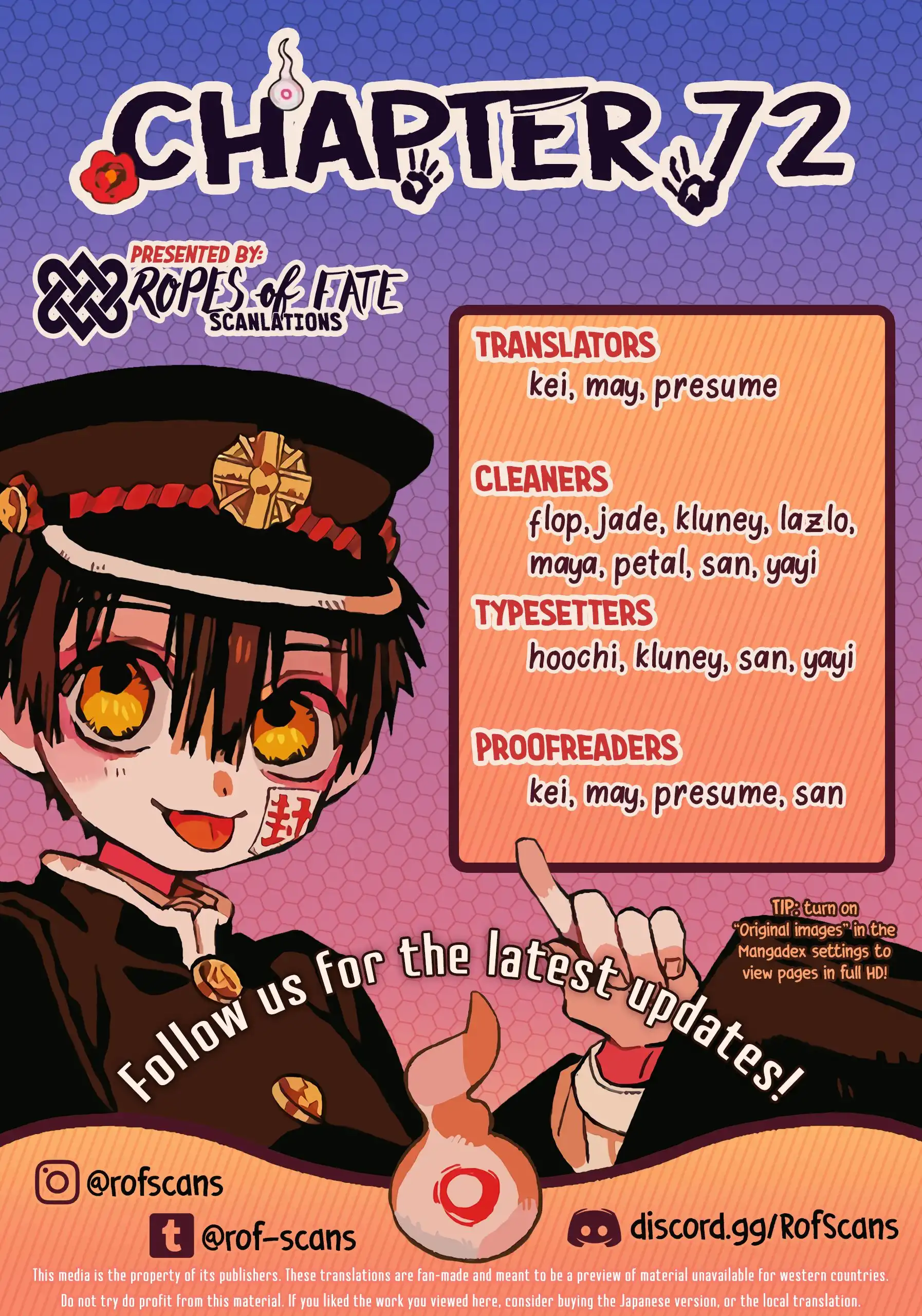 Jibaku Shounen Hanako-kun Chapter 72 1